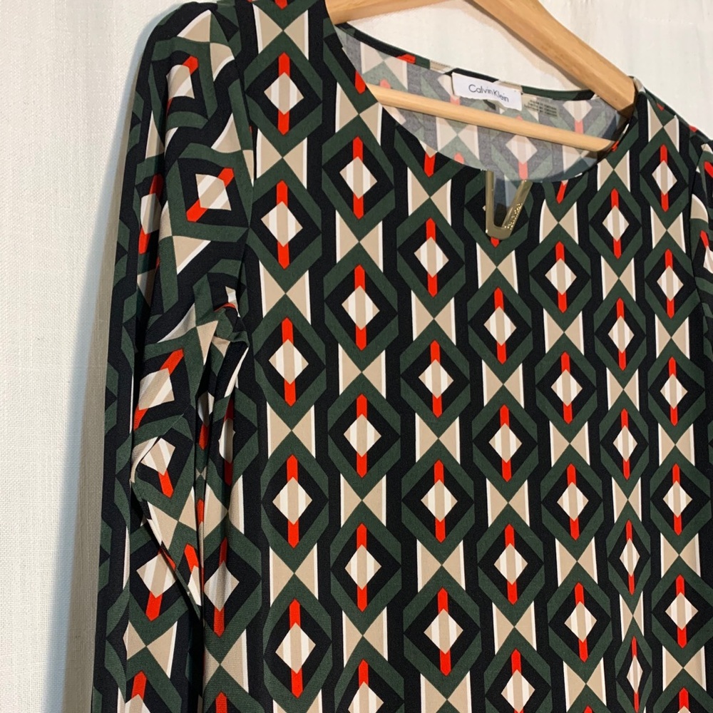 Calvin Klein Geometric Dress (NWOT)
